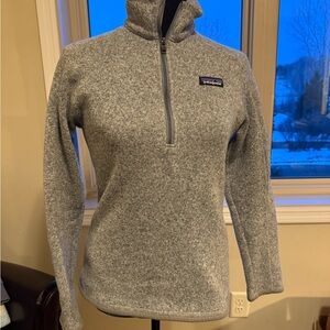 Patagonia Gray Quarter-Zip Sweatshirt